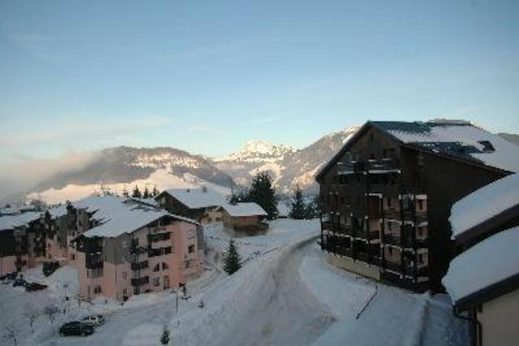 Appartement Montagne La Vallee Verte Coeur Station Hirmentaz Бельво Экстерьер фото
