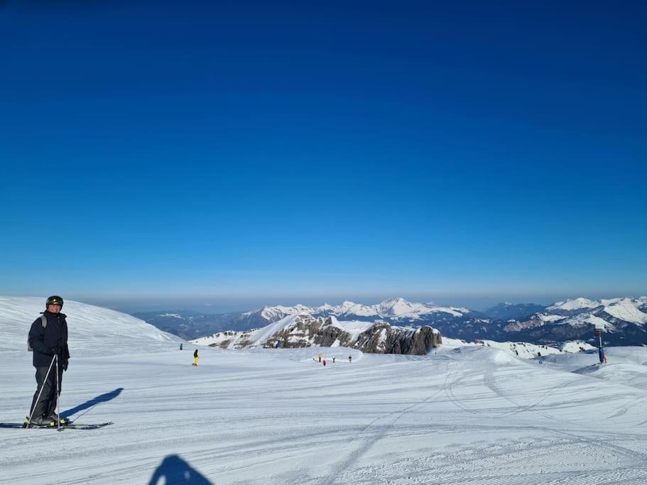 Appartement Montagne La Vallee Verte Coeur Station Hirmentaz Бельво Экстерьер фото