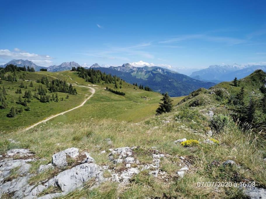 Appartement Montagne La Vallee Verte Coeur Station Hirmentaz Бельво Экстерьер фото